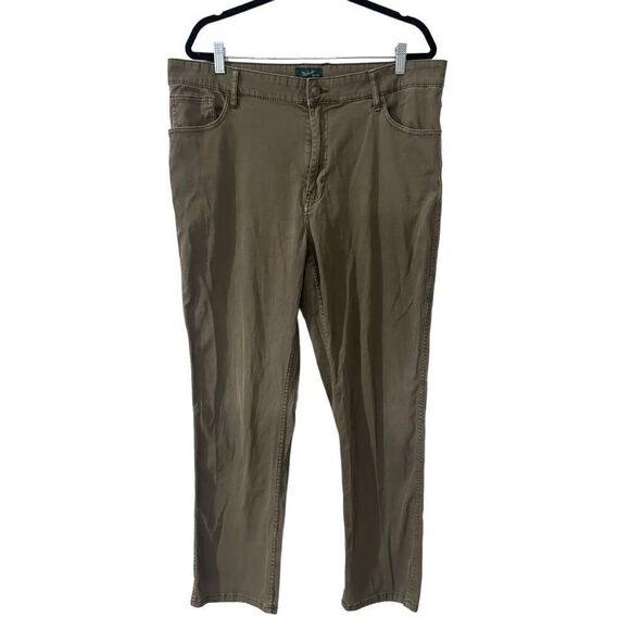 Woolrich Olive Jungle Green Chino Pants Men's Size 38x32 Classic Neutral - Picture 1 of 14